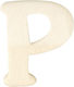 Wooden Latin Letters 4 Cm P