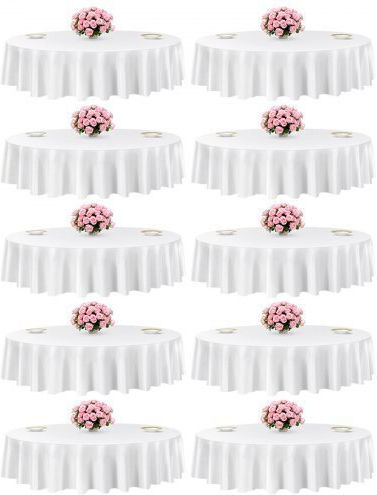 Vevor Ροτόντα Σετ 10τμχ Λευκά Φ228.6εκ.