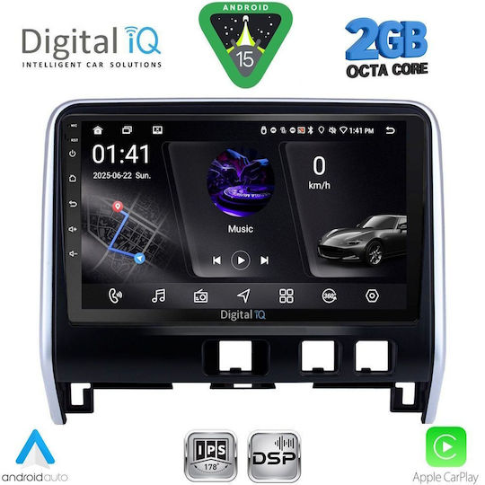 Digital IQ Car Audio System for Nissan Serena 2016-2022 (Bluetooth/USB/WiFi/GPS/Apple-Carplay/Android-Auto) with Touch Screen 10"