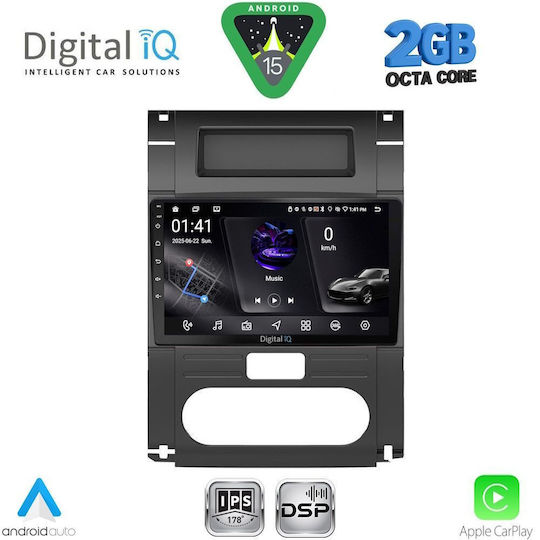 Digital IQ Ηχοσύστημα Αυτοκινήτου για Nissan X-Trail 2007-2013 (Bluetooth/USB/WiFi/GPS/Apple-Carplay/Android-Auto) με Οθόνη Αφής 10"