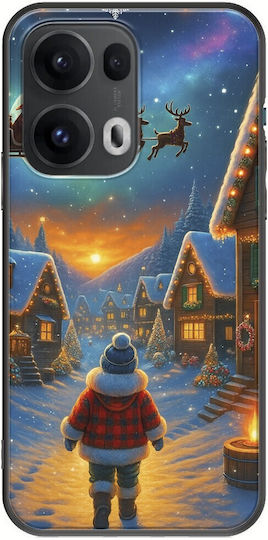 Santa Over Village Oppo Reno 13 Pro 5g Black TPU Black Silicone
