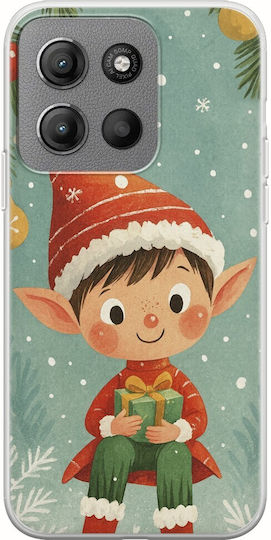 Smiling Elf Present Motorola Moto G15 Flexible TPU Transparent Silicone