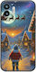 Santa Over Village Nothing Phone 2 Black TPU Black Silicone
