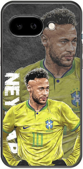 Football Stars Neymar Jr Brazil Google Pixel 9a 5g Black TPU Black Silicone