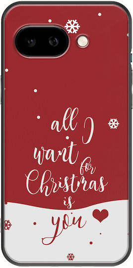 All I Want Christmas Google Pixel 9a 5g Black Tpu Μαύρη Σιλικόνη