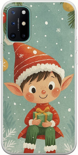 Smiling Elf Present Oneplus 8 Flexible Tpu Διάφανη Σιλικόνη