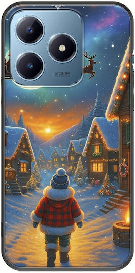 Santa Over Village Realme C63 Black TPU Black Silicone