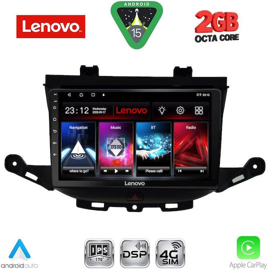 Lenovo Автомобилна Аудио Система (Блутут/USB/WiFi/GPS/Apple-Carplay/Android-Auto) с Тъчскрийн 9"