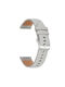Leder Tragbare Bänder Rafe Aschelm Silber Schnalle OnePlus Watch 2 / 2R 47mm Grau