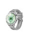 Λουράκι Σιλικόνης Groove Pattern Ασημί Κούμπωμα Realme Watch S Gray