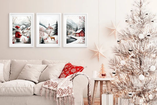 Set Images Posters Christmas Living Room