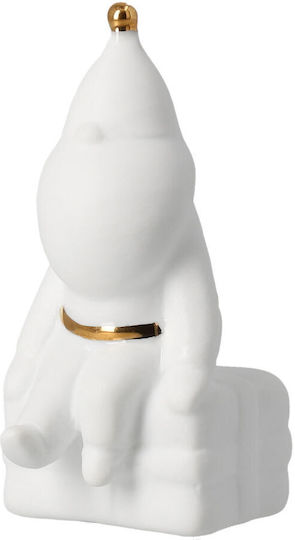Raeder Christmas Table Decoration Porcelain White L7.8xW4.5xD4.6cm.