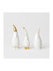 Raeder Christmas Table Decoration Porcelain White L11xW2xD2.5cm.