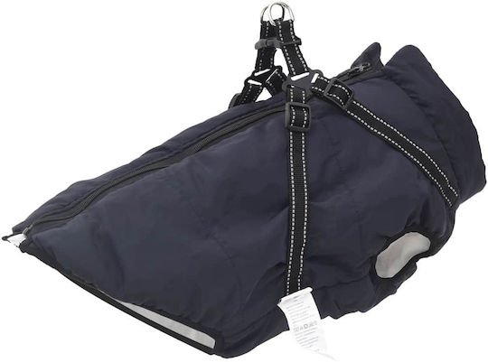 vidaXL Blue Fleece / Waterproof Dog Coat XXXXLarge