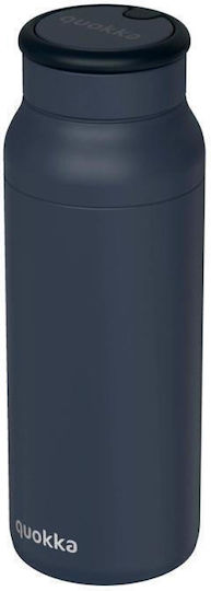 Quokka Μπουκάλι Θερμός Ανοξείδωτο BPA Free 690ml Silicone BLACK
