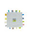 Label Label Hässe-Wickeltuch Hellblau 27x27cm.