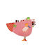 Label Label Hässe-Wickeltuch Rosa 28x20cm.