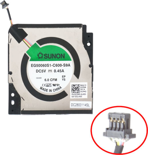 Лаптоп Вентилатор Gpu Cooling Fan Dell Precision 5470 5480 5490 Eg50060s1-c600-s9a Dc2800114sl 05cpmd 4pin Код 81570