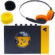 Bundle We Are Rewind Amy Portable Cassette Player Black Yellow Bluetooth Headphones