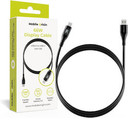 Mobile Origin USB 2.0 USB-C Male - USB-A 66W 1.5m Mobile Origin USB 2.0 USB-C Male - USB-A 66W 1.5m