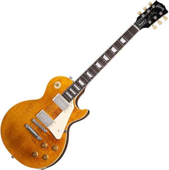 Standard '50s Figured Chitară Electrică Tăietură unică Amber