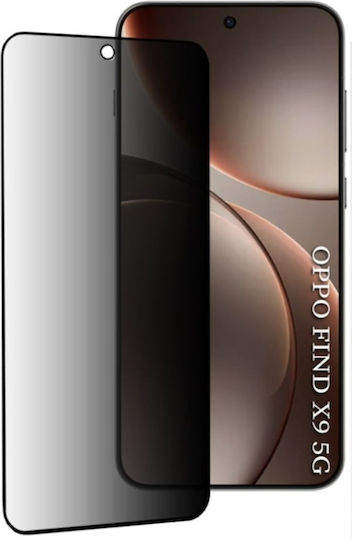 Full Glue Privacy Screen Protector Μαύρο (Oppo Find X9)