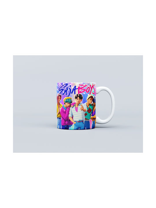 Cana Ceramică Albă 330ml K-pop Demon Hunter Dp5790