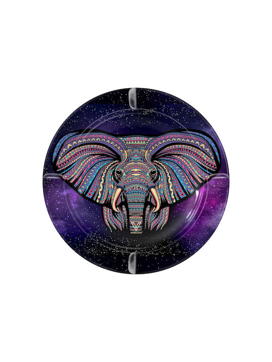 Metal Ashtray V Syndicate Elephant Design