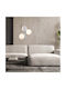 Agora Lighting Verstellbar Hängelampe Weiß mit Fassung E14, E.14 37cm.