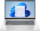HP 17-cn5037 17.3" FHD (Kern Ultra 7-255U/16GB/256GB SSD/W11 Startseite) Natural Silver (US Tastatur)