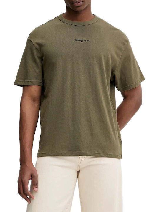 Tommy Hilfiger Μπλούζα Κοντομάνικη Dark Green