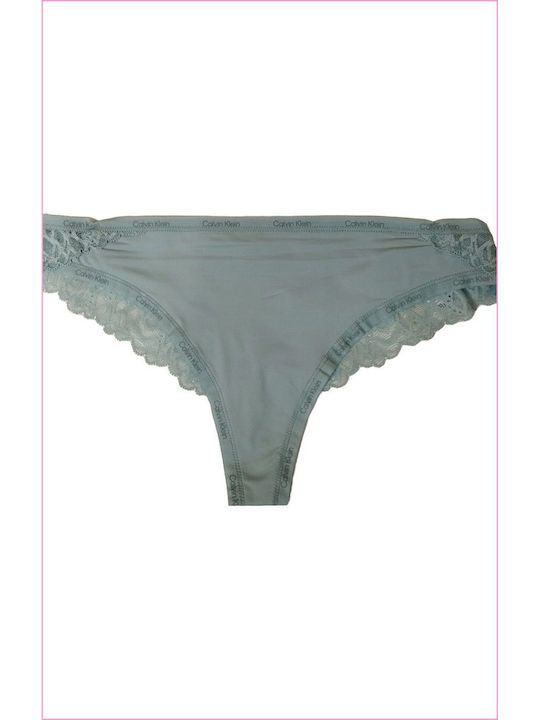 Calvin Klein Γυναικείο Brazil με Δαντέλα Γαλαζιο