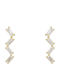Metrongold Single Earring made of Gold 18K with Diamond