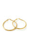 Sharks Bay Clothing Earrings Hoops made of Steel Gold Plated