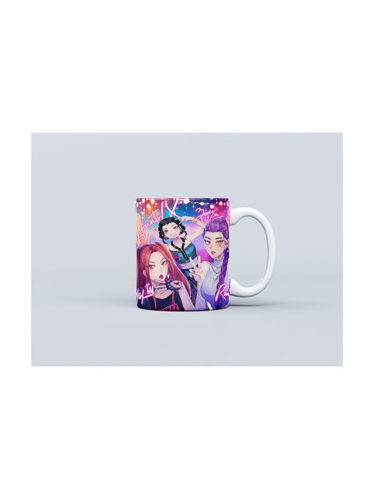 White Ceramic Mug 330ml K-pop Demon Hunter Dp5787