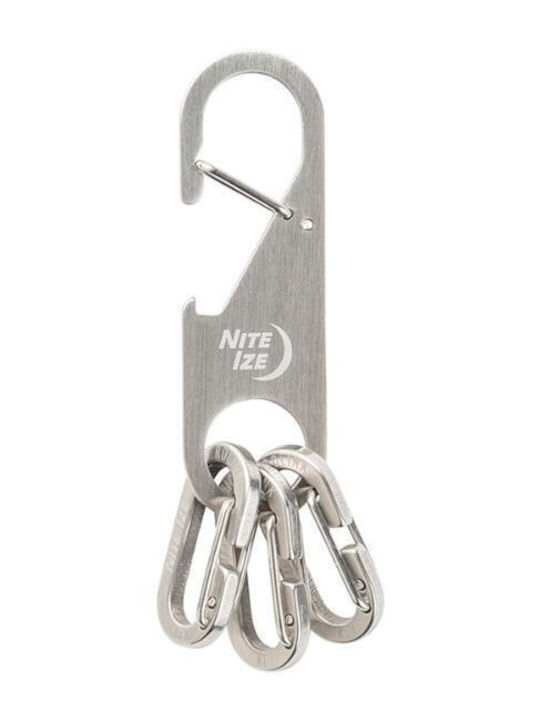 Carabiner Z-Rack Keychain Bottle Opener Stainless ZRB-11-R6 Nite Ize