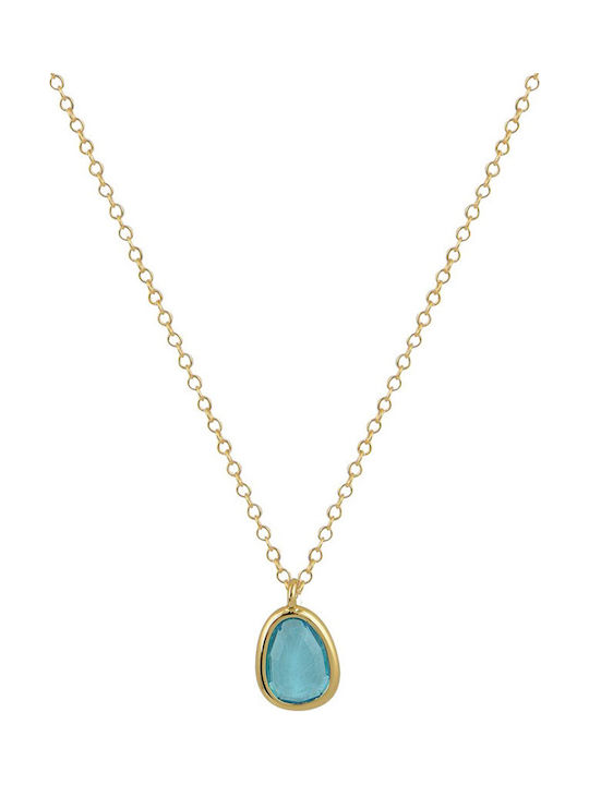 Papoulidis Jewellery Halskette aus Vergoldet Silber