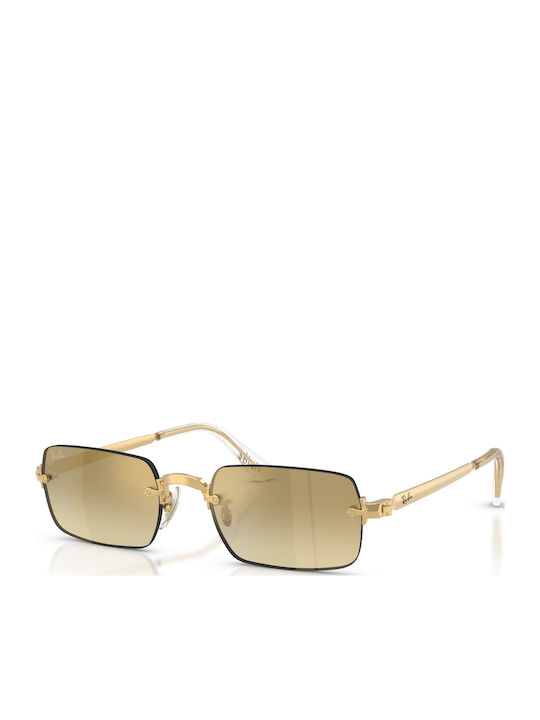 Ray Ban Унисекс Слънчеви Очила с Златен Метален...