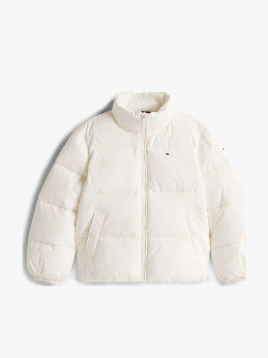 Kids' Quilted Jacket Ecru