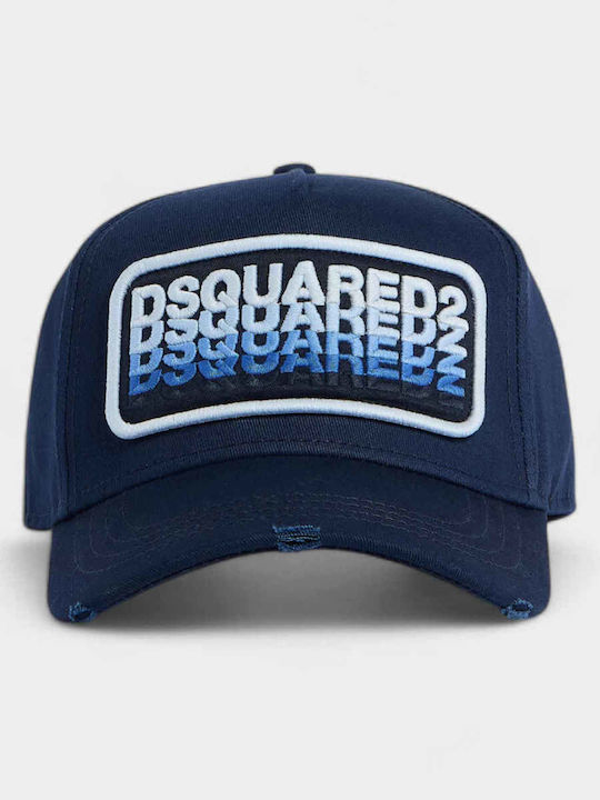 Dsquared2 Καπέλο Μπλε Βαμβακερό