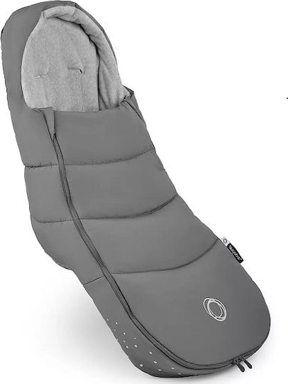 Bugaboo Sac de picioare pentru cărucior Impermeabil Gri cu căptușeală Fleece