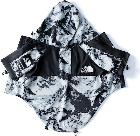 Denik Pets The Dog Fans Waterproof Dog Coat with 40cm Back Length Snowy Mountain