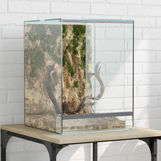 Vidaxl Reptile Amphibian Habitats White 30 x 30 x 40 cm Glass