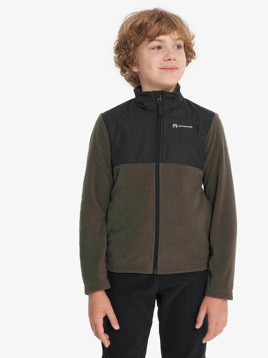 Αθλητική Παιδική Ζακέτα Fleece Brown