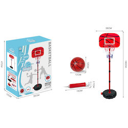 Zita Toys Παιδική Μπασκέτα Εξωτερικού και Εσωτερικού Χώρου με Βάση και Μπάλα