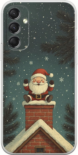 Комин Дядо Коледа Samsung Galaxy M34 5g Гъвкав TPU Прозрачен Силикон