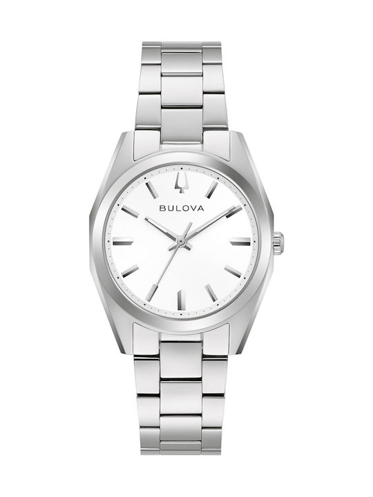Bulova Women's Watch with Silver Metal Bracelet