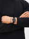 Daniel Wellington Ανδρικό Ρολόι Μπαταρίας με Μαύρο Ατσάλινο Μπρασελέ