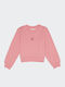 Fleece Lined Kids Sweatshirt Pink IG0IG02639 VAZ