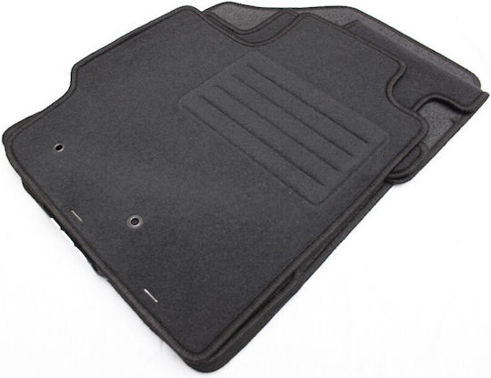 Front Mats 3pcs for Toyota Yaris / Urban Cruiser 2005-2011 Black / Gray